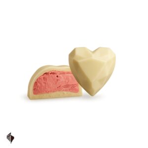 Σοκολατάκι Diamond Heart White Strawberry