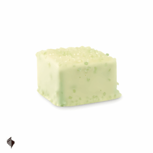 Choco Mousse Cube Pistachio White – βελγικό σοκολατάκι λευκής σοκολάτας με αφράτη γέμιση φιστικιού