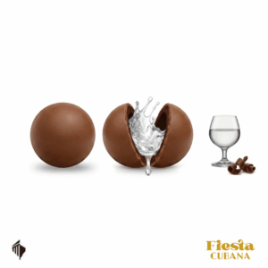 Κουφέτα Fiesta Cubana Grappa με ρευστό πυρήνα και σοκολάτα για γάμο και premium candy bar