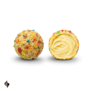 Τρουφάκια Sour Candy Crunch με λευκή σοκολάτα και Rainbow Sour Candy