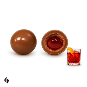Dragee σοκολάτας γάλακτος Negroni με ρευστή γέμιση